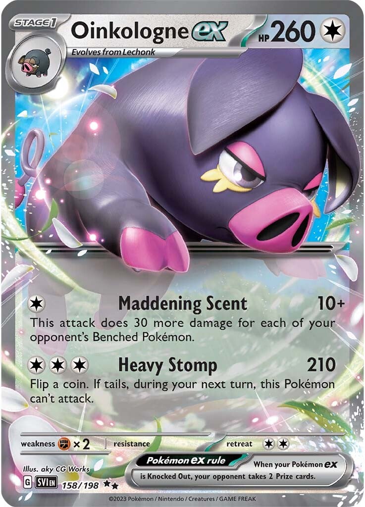 Oinkologne ex (158/198) [Scarlet & Violet: Base Set] | Eastridge Sports Cards & Games