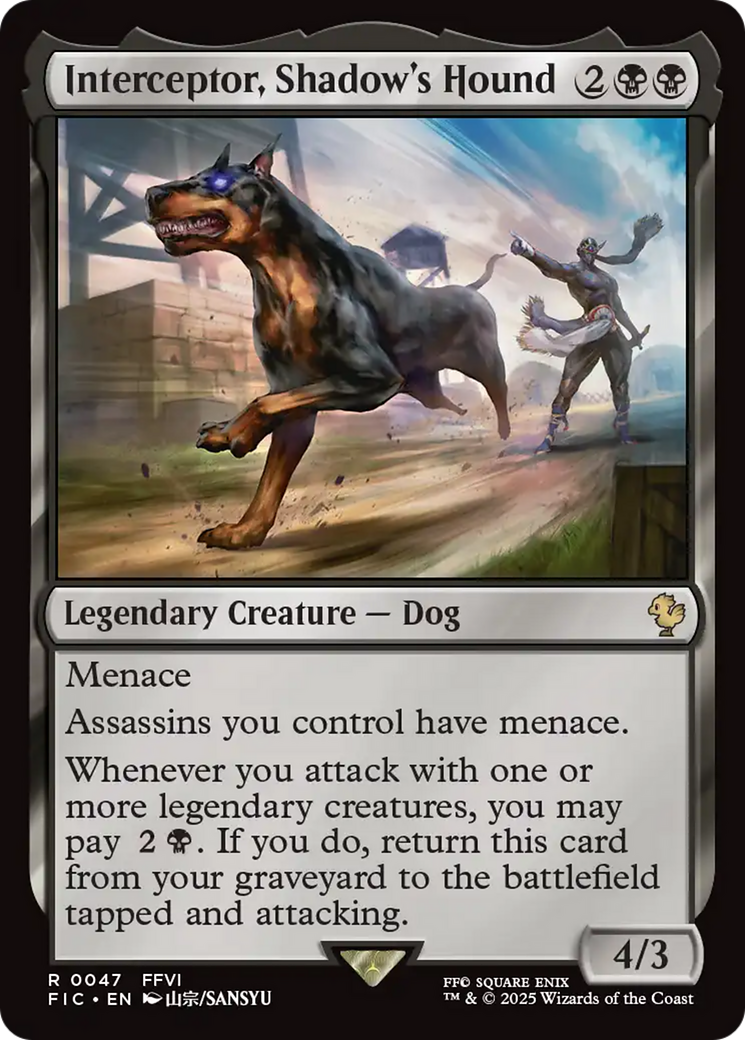 Interceptor, Shadow's Hound [FINAL FANTASY Commander] | Eastridge Sports Cards & Games