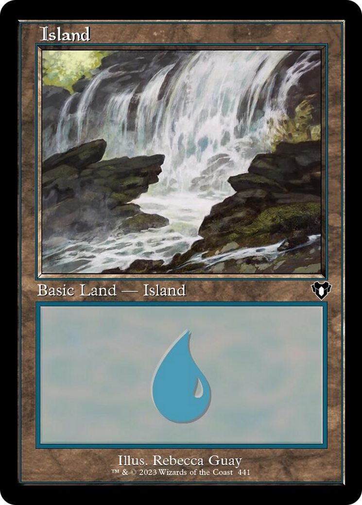 Island (441) (Retro) [Commander Masters] | Eastridge Sports Cards & Games