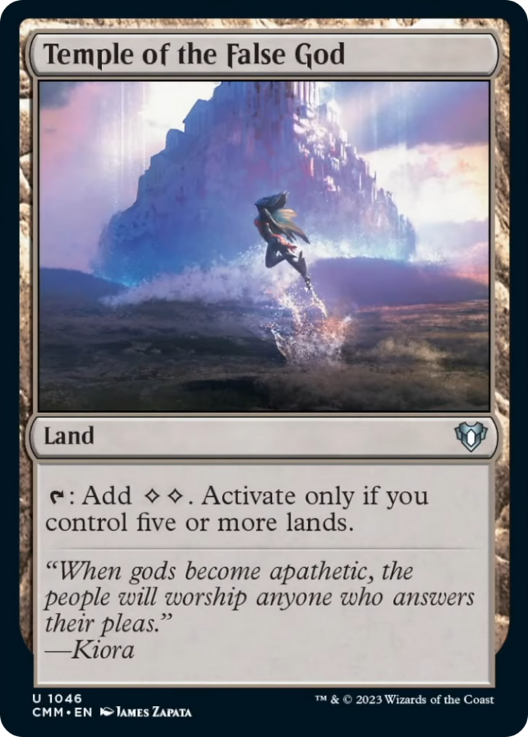 Temple of the False God [Commander Masters] | Eastridge Sports Cards & Games