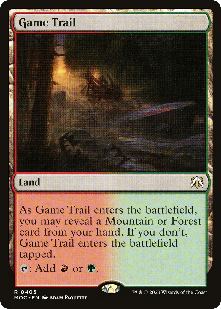 Game Trail [March of the Machine Commander] | Eastridge Sports Cards & Games