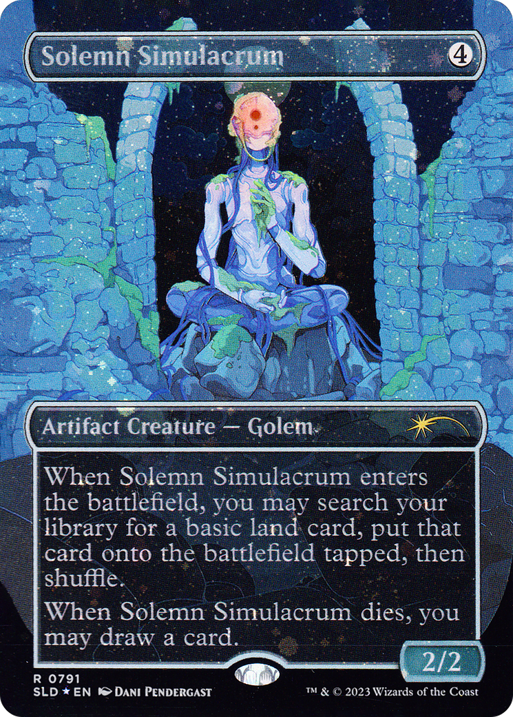 Solemn Simulacrum (1725) (Rainbow Foil) [Secret Lair Drop Series] | Eastridge Sports Cards & Games