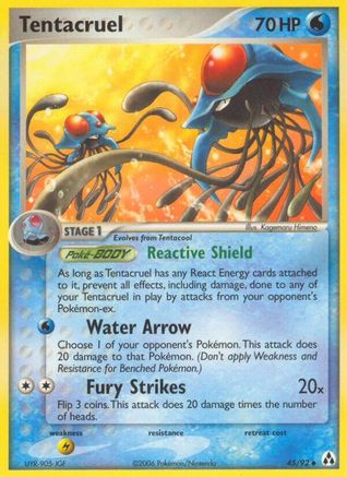 Tentacruel (45/92) (Stamped) [EX: Legend Maker] | Eastridge Sports Cards & Games