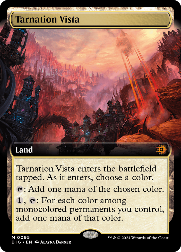 Tarnation Vista (Extended Art) [Outlaws of Thunder Junction: The Big Score] | Eastridge Sports Cards & Games