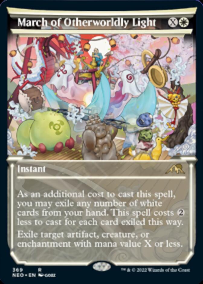 March of Otherworldly Light (Showcase Soft Glow) [Kamigawa: Neon Dynasty] | Eastridge Sports Cards & Games