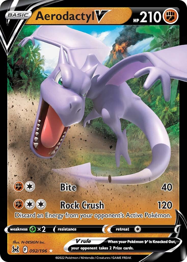 Aerodactyl V (092/196) [Sword & Shield: Lost Origin] | Eastridge Sports Cards & Games