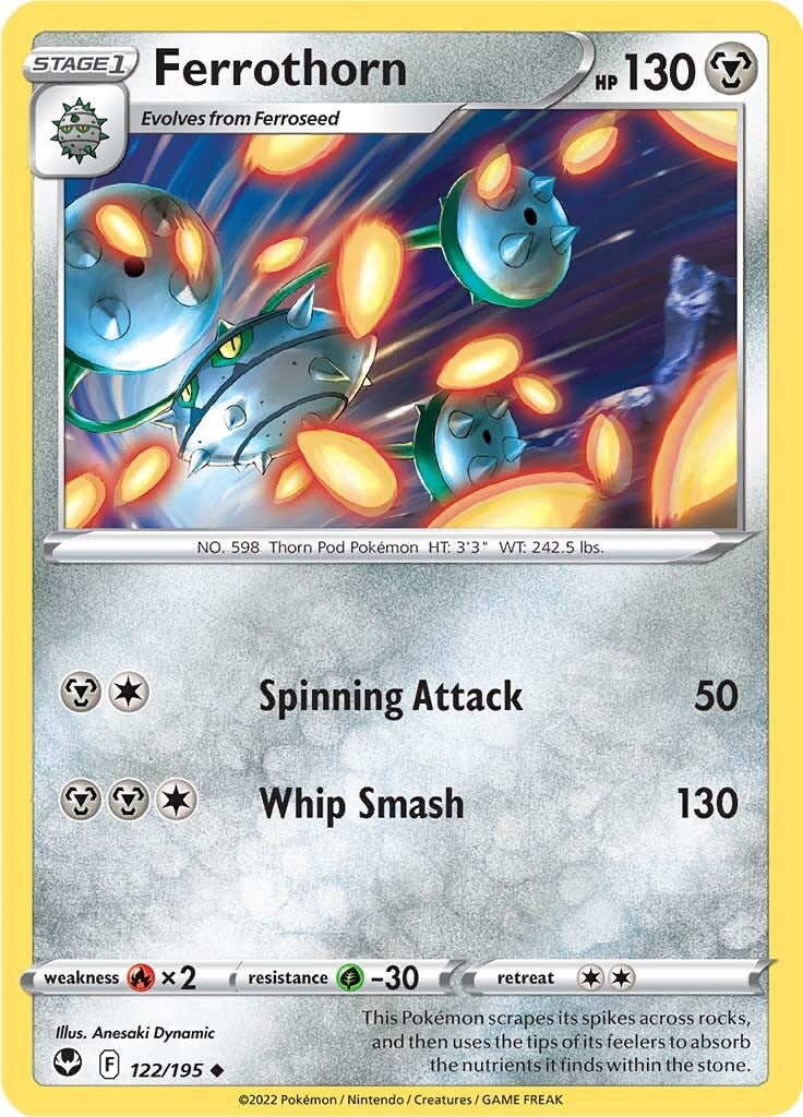 Ferrothorn (122/195) [Sword & Shield: Silver Tempest] | Eastridge Sports Cards & Games