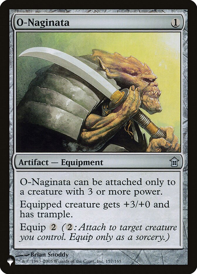 O-Naginata [The List] | Eastridge Sports Cards & Games