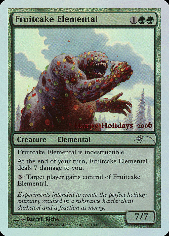 Fruitcake Elemental [Happy Holidays] | Eastridge Sports Cards & Games