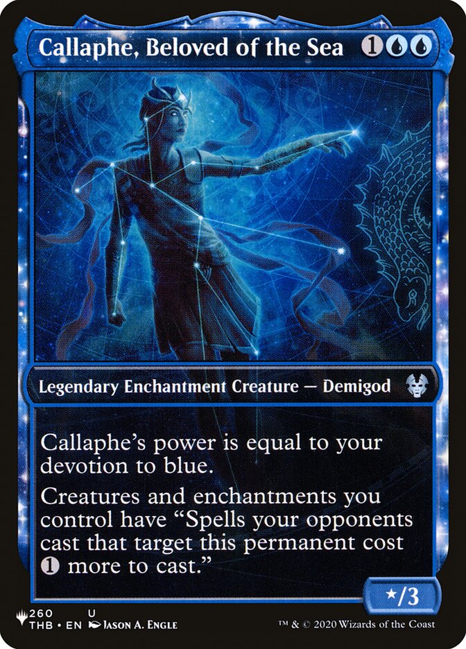 Callaphe, Beloved of the Sea (Showcase) [The List] | Eastridge Sports Cards & Games