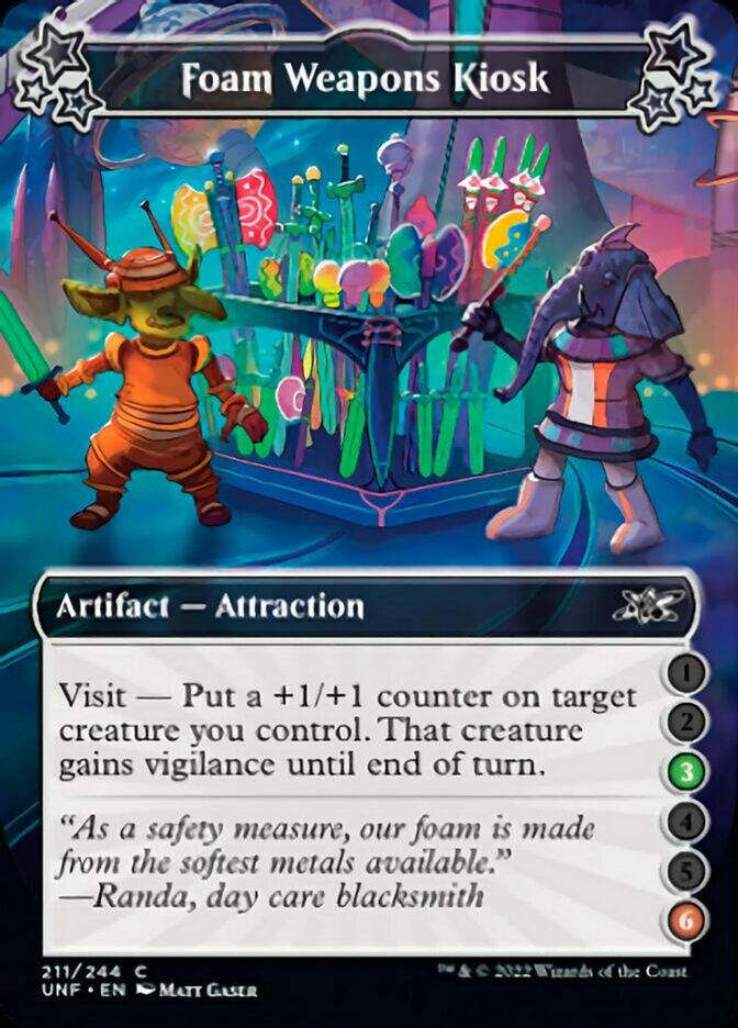 Foam Weapons Kiosk (3-6) [Unfinity] | Eastridge Sports Cards & Games