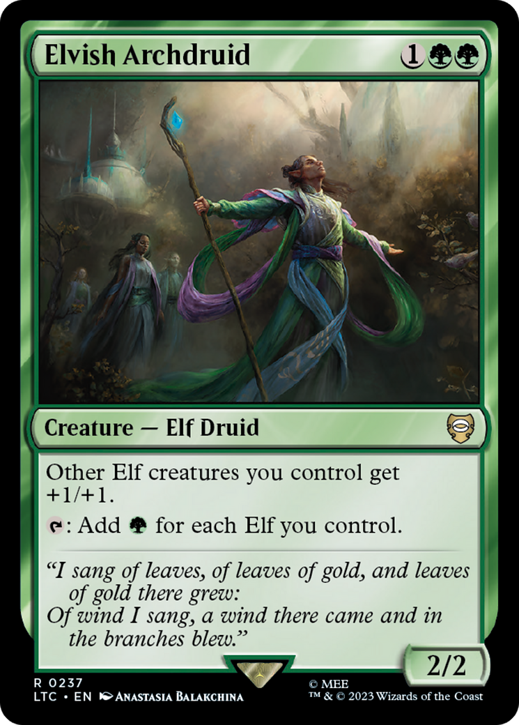 Elvish Archdruid [The Lord of the Rings: Tales of Middle-Earth Commander] | Eastridge Sports Cards & Games