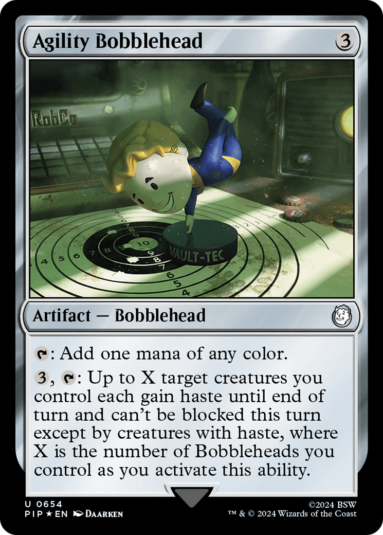 Agility Bobblehead (Surge Foil) [Fallout] | Eastridge Sports Cards & Games