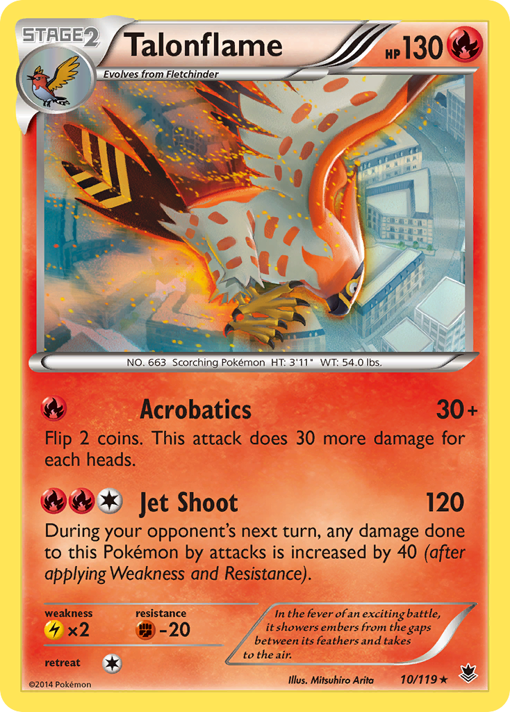 Talonflame (10/119) [XY: Phantom Forces] | Eastridge Sports Cards & Games