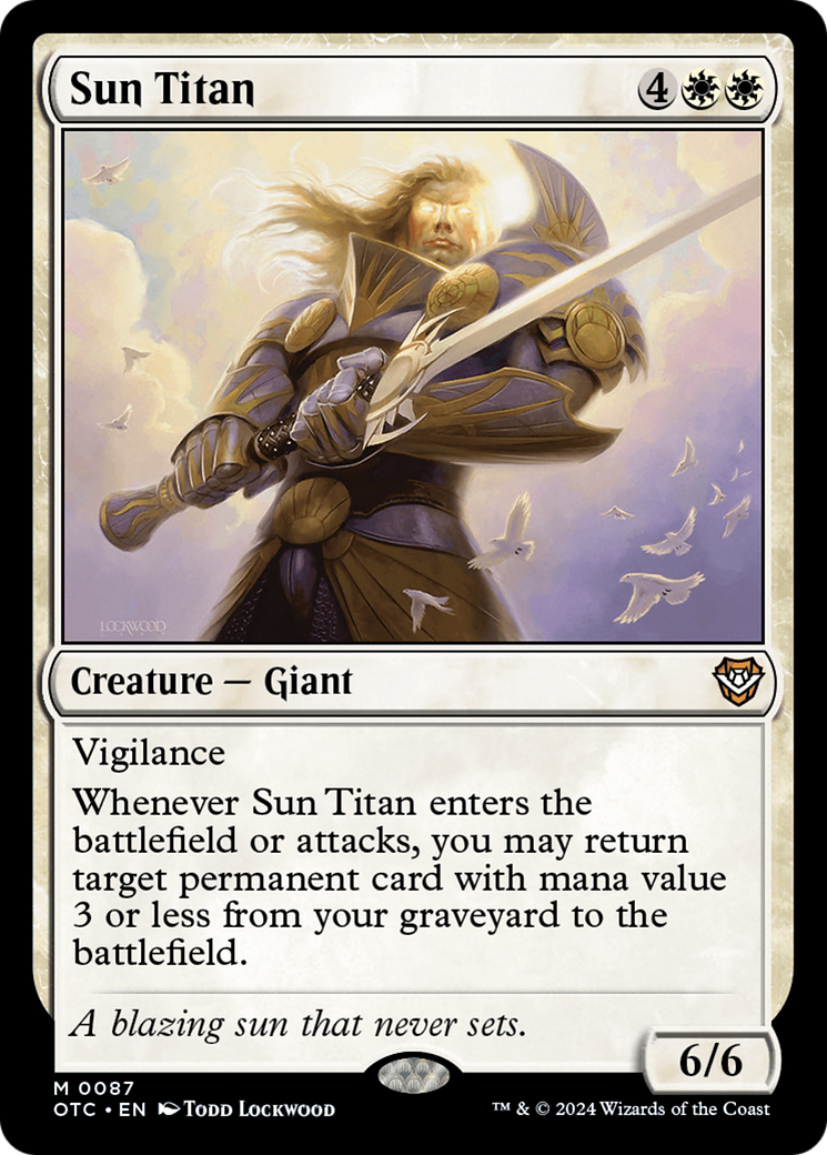 Sun Titan [Outlaws of Thunder Junction Commander] | Eastridge Sports Cards & Games