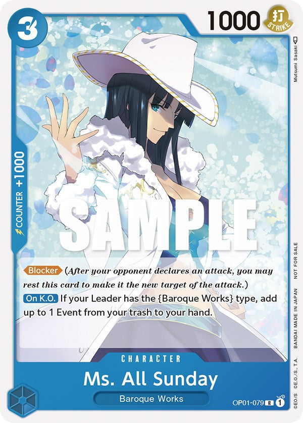 Ms. All Sunday (Promotion Pack 2023) [One Piece Promotion Cards] | Eastridge Sports Cards & Games