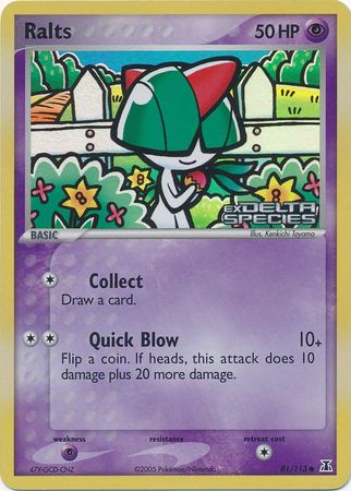 Ralts (81/113) (Stamped) [EX: Delta Species] | Eastridge Sports Cards & Games