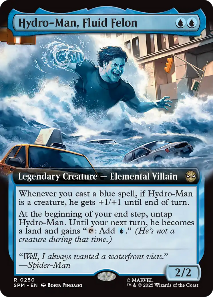 Hydro-Man, Fluid Felon (Extended Art) [Marvel's Spider-Man] | Eastridge Sports Cards & Games