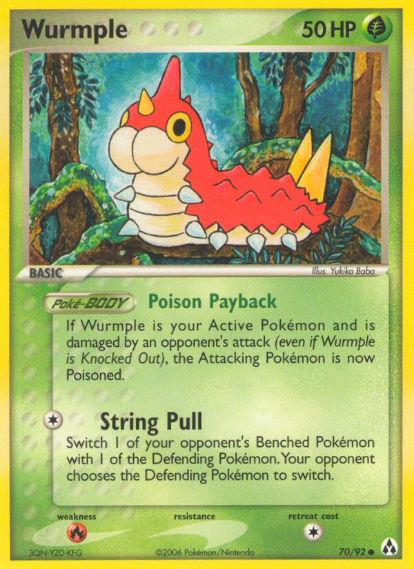 Wurmple (70/92) [EX: Legend Maker] | Eastridge Sports Cards & Games