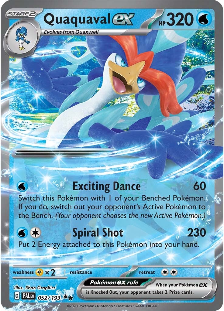 Quaquaval ex (052/193) [Scarlet & Violet: Paldea Evolved] | Eastridge Sports Cards & Games