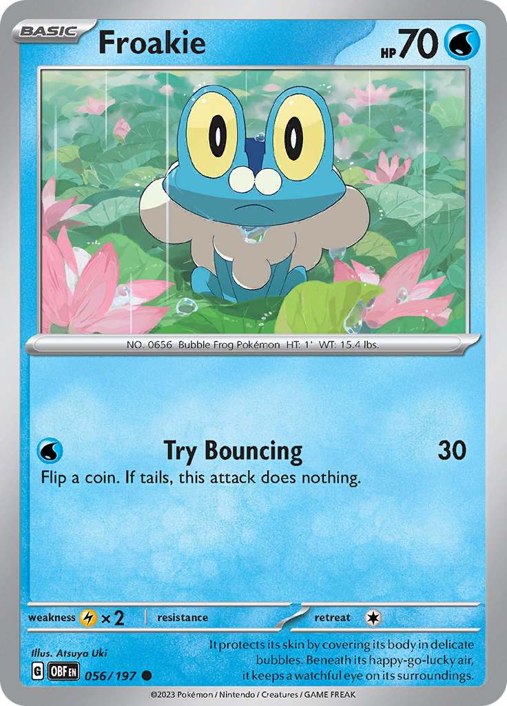 Froakie (056/197) [Scarlet & Violet: Obsidian Flames] | Eastridge Sports Cards & Games