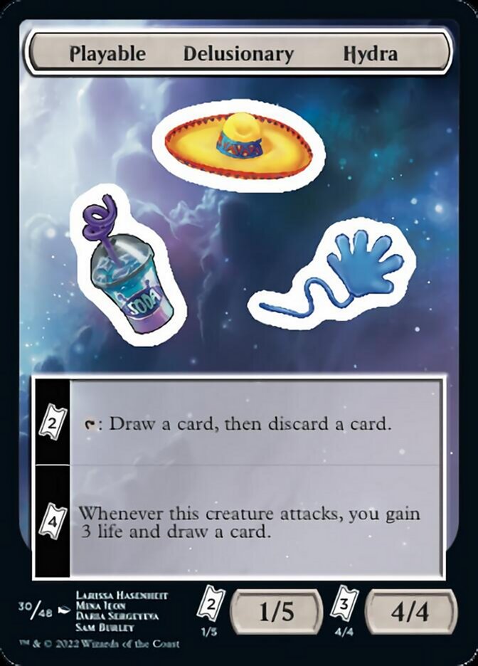 Playable Delusionary Hydra [Unfinity Stickers] | Eastridge Sports Cards & Games
