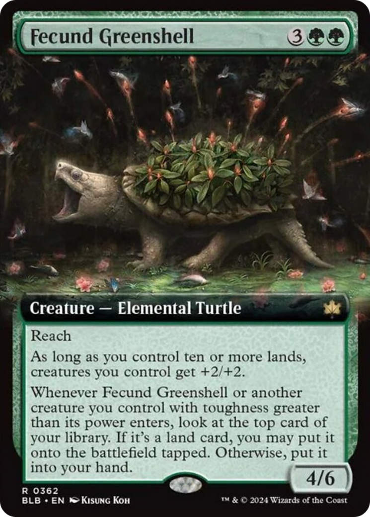 Fecund Greenshell (Extended Art) [Bloomburrow] | Eastridge Sports Cards & Games