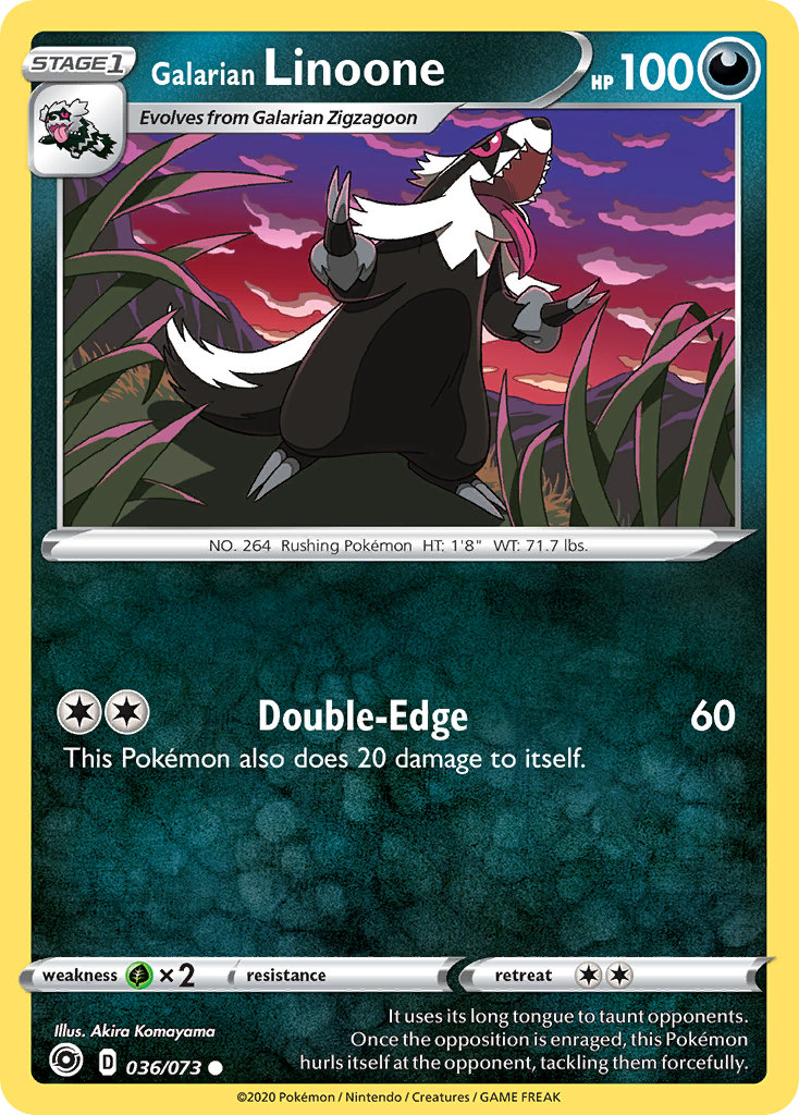 Galarian Linoone (036/073) [Sword & Shield: Champion's Path] | Eastridge Sports Cards & Games