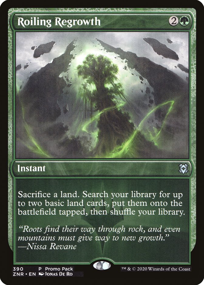 Roiling Regrowth (Promo Pack) [Zendikar Rising Promos] | Eastridge Sports Cards & Games