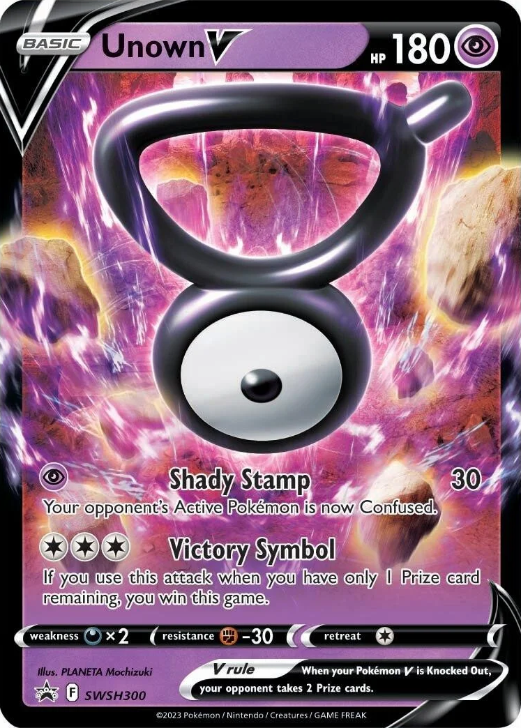 Unown V (SWSH300) [Sword & Shield: Black Star Promos] | Eastridge Sports Cards & Games