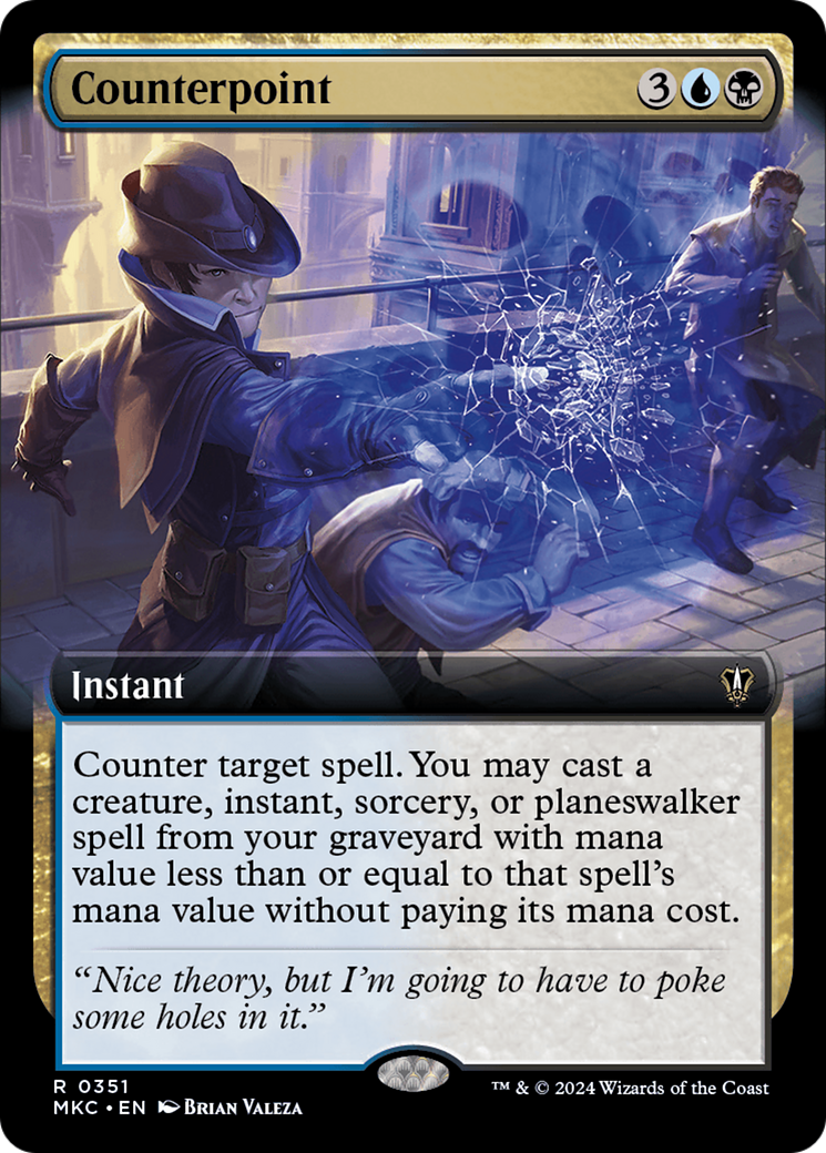 Counterpoint (Extended Art) [Murders at Karlov Manor Commander] | Eastridge Sports Cards & Games