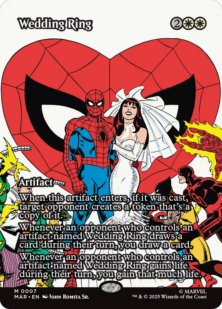 Wedding Ring (Borderless) [Marvel's Spider-Man: Eternal-Legal] | Eastridge Sports Cards & Games