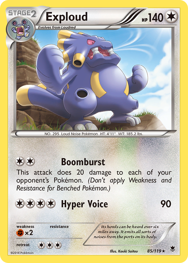 Exploud (85/119) [XY: Phantom Forces] | Eastridge Sports Cards & Games