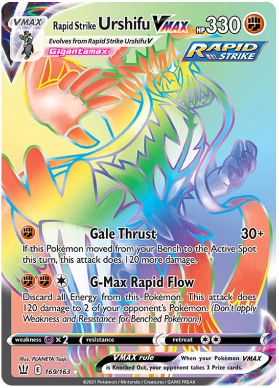 Rapid Strike Urshifu VMAX (169/163) [Sword & Shield: Battle Styles] | Eastridge Sports Cards & Games