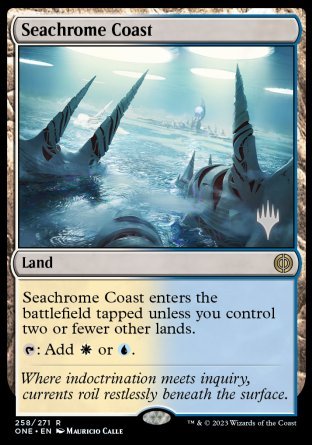 Seachrome Coast (Promo Pack) [Phyrexia: All Will Be One Promos] | Eastridge Sports Cards & Games
