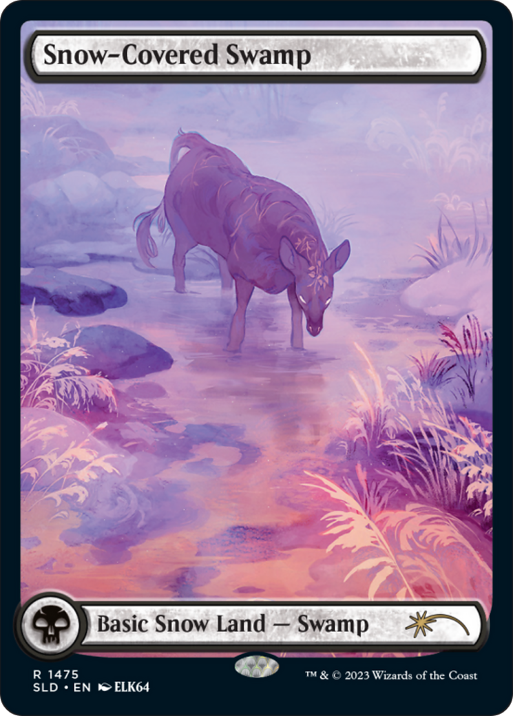 Snow-Covered Swamp (1475) (Rainbow Foil) [Secret Lair Drop Series] | Eastridge Sports Cards & Games