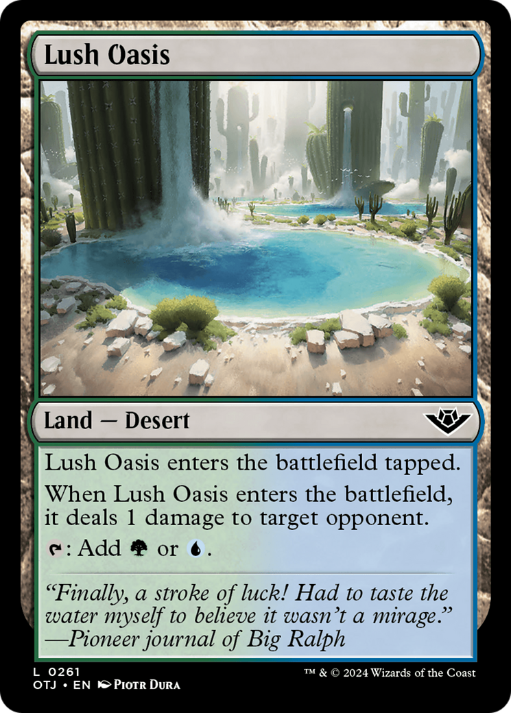 Lush Oasis [Outlaws of Thunder Junction] | Eastridge Sports Cards & Games