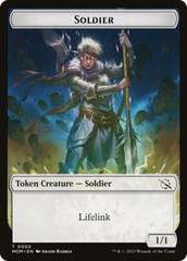 Soldier // Thopter Double-Sided Token [March of the Machine Tokens] | Eastridge Sports Cards & Games