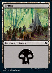 Swamp (485) (Foil Etched) [Modern Horizons 2] | Eastridge Sports Cards & Games