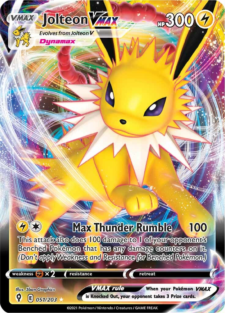 Jolteon VMAX (051/203) [Sword & Shield: Evolving Skies] | Eastridge Sports Cards & Games