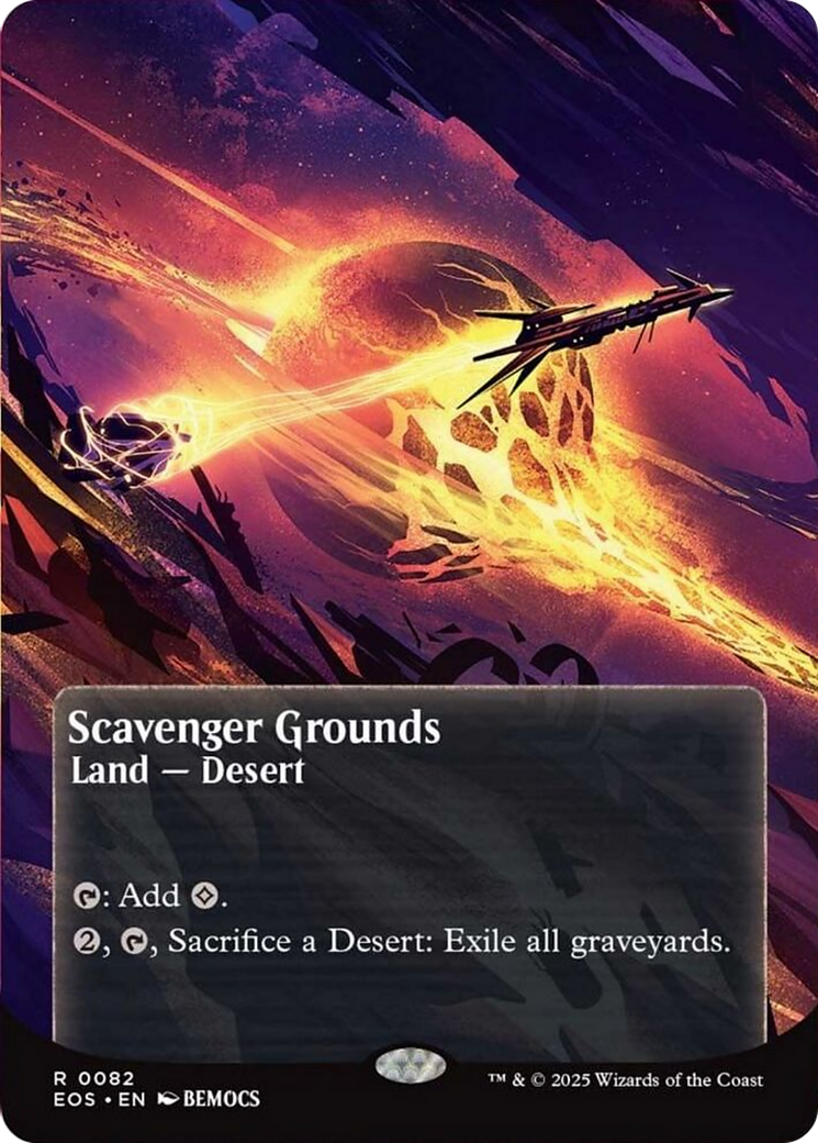 Scavenger Grounds (0082) (Borderless) [Edge of Eternities: Stellar Sights] | Eastridge Sports Cards & Games