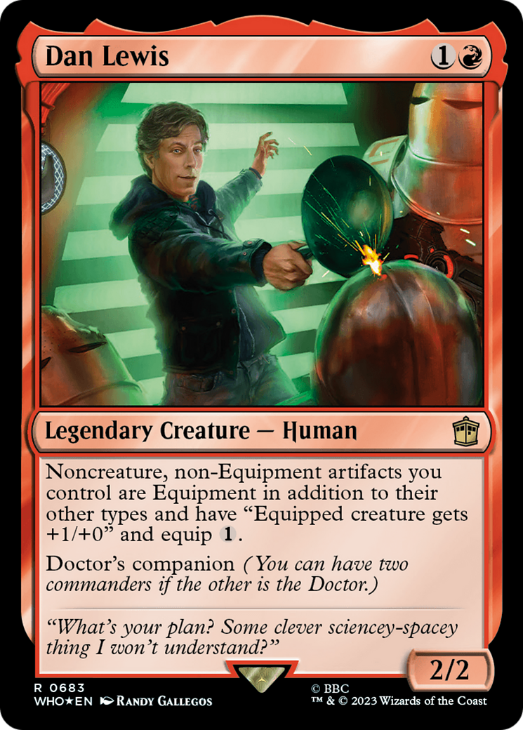 Dan Lewis (Surge Foil) [Doctor Who] | Eastridge Sports Cards & Games