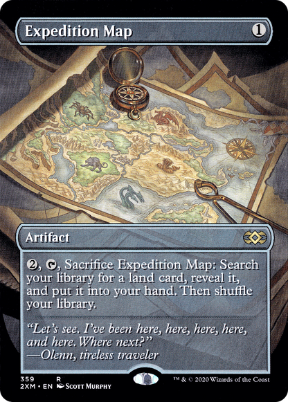 Expedition Map (Borderless) [Double Masters]