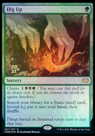 Dig Up [Innistrad: Crimson Vow Prerelease Promos] | Eastridge Sports Cards & Games