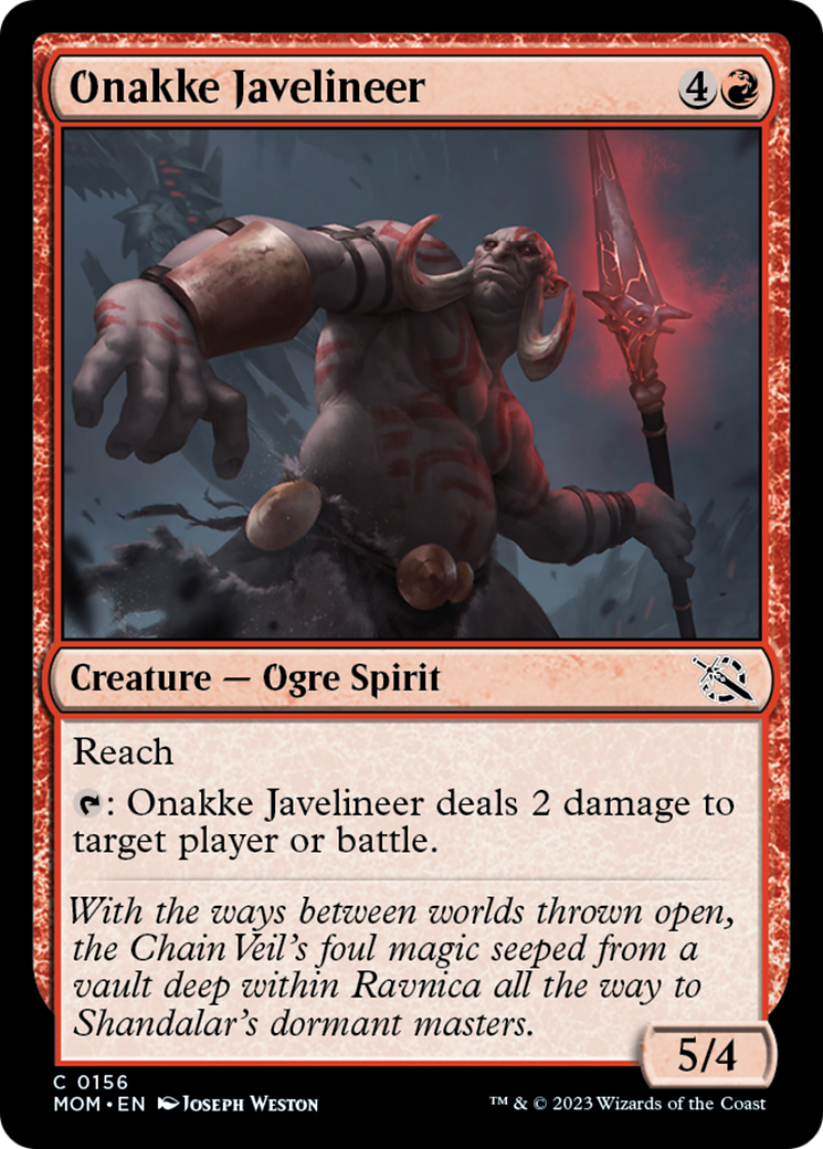 Onakke Javelineer [March of the Machine] | Eastridge Sports Cards & Games