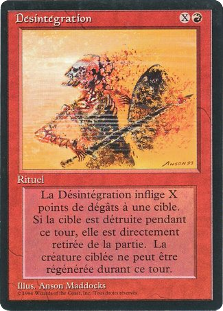 Disintegrate [Foreign Black Border] | Eastridge Sports Cards & Games