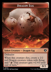 City's Blessing // Dragon Egg Double-Sided Token [Commander Masters Tokens] | Eastridge Sports Cards & Games