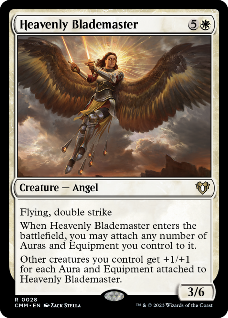Heavenly Blademaster [Commander Masters] | Eastridge Sports Cards & Games