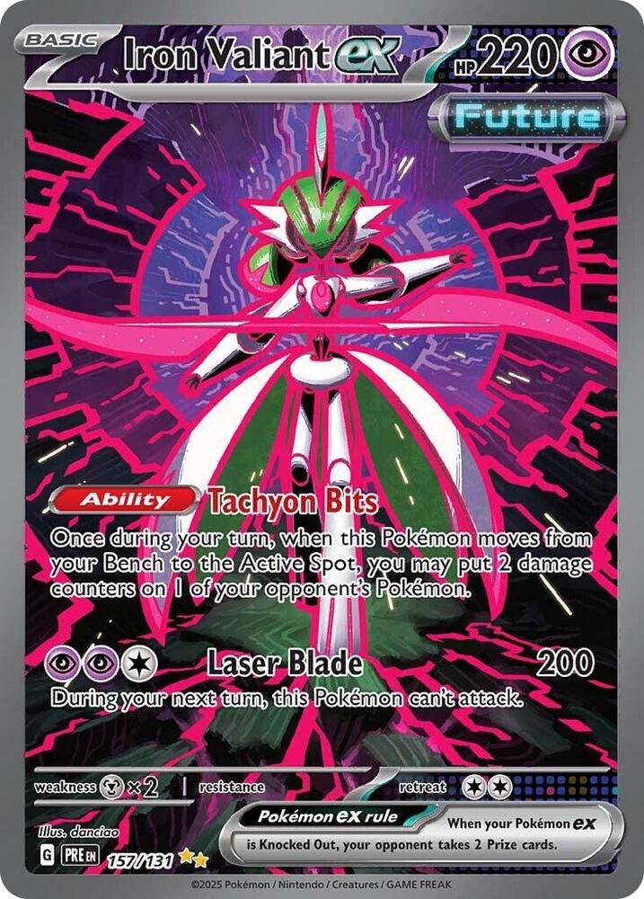 Iron Valiant ex (157/131) [Scarlet & Violet: Prismatic Evolutions] | Eastridge Sports Cards & Games