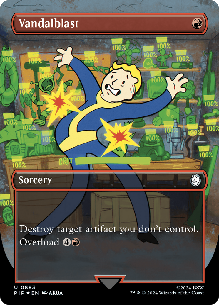 Vandalblast (Borderless) (Surge Foil) [Fallout] | Eastridge Sports Cards & Games